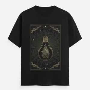 The Illuminator // Tarot Frame Light Bulb Graphic Tee