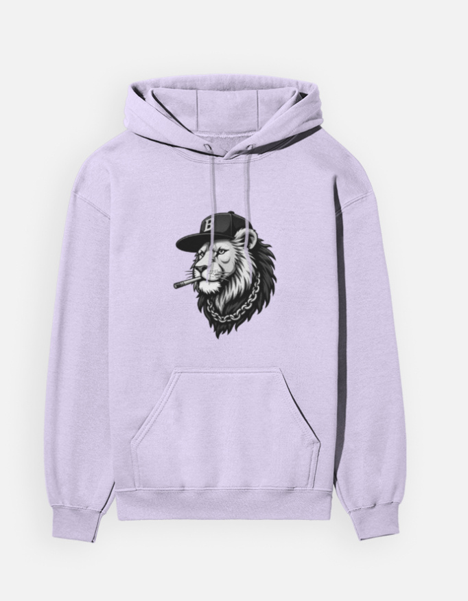 Urban Swag Lion Graphic Unisex Pullover Hoodie