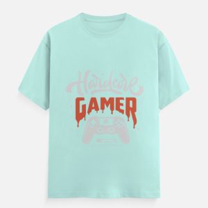 Level Up // "Hardcore Gamer" Drip Typography Tee