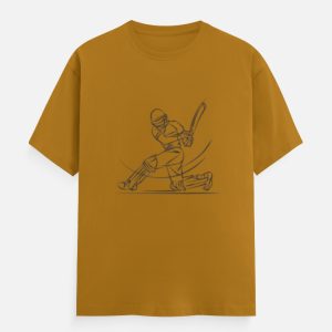 Cricket Batsman Graphic T-Shirt