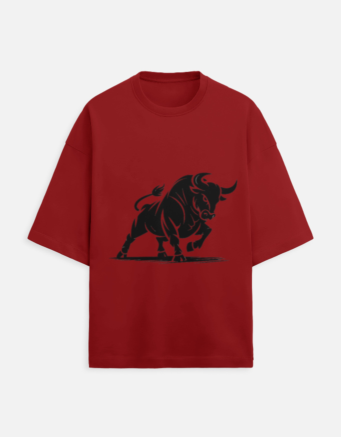The Raging Bull // Heavyweight French Terry Oversized Tee