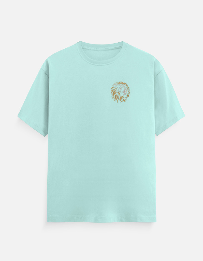 Geometric Lion Graphic T-Shirt