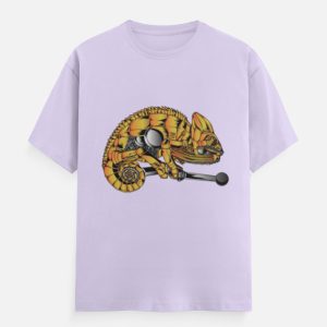 Mecha Chameleon // Steampunk Reptile Graphic Tee