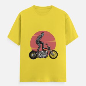 Daredevil Rider // Retro Chopper Sunset Graphic Tee